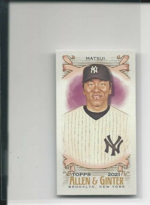 スポーツ選手 2021 Topps Allen&Ginter  FMA-PA 2021 Topps Allen & Ginter Hideki Matsui #315 SP Mini parallel | eBay