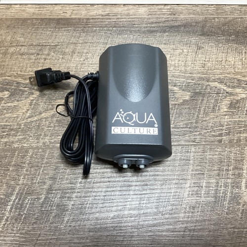 Aqua Culture Aquarium Air Pump MK1504 2060 Gallon Double Outlet