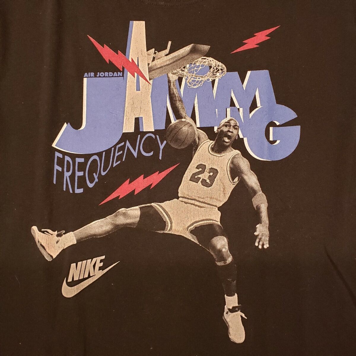 Air Jordan JAMMING FREQUENCY Shirt MEDIUM/YOUTH XL | eBay
