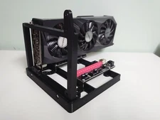 Ripe3D Wide Dual External GPU Graphics Card Stand for DIY Mining Rig 7 PCI slot 