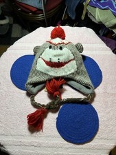 Little Monkey - Fleece Lined - Youth Size Stocking Cap Beanie Hat