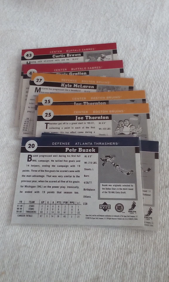 2000-01 Upper Deck Vintage Hockey Part. Base Set Pick cards that you want/need. - Image 3 of 4