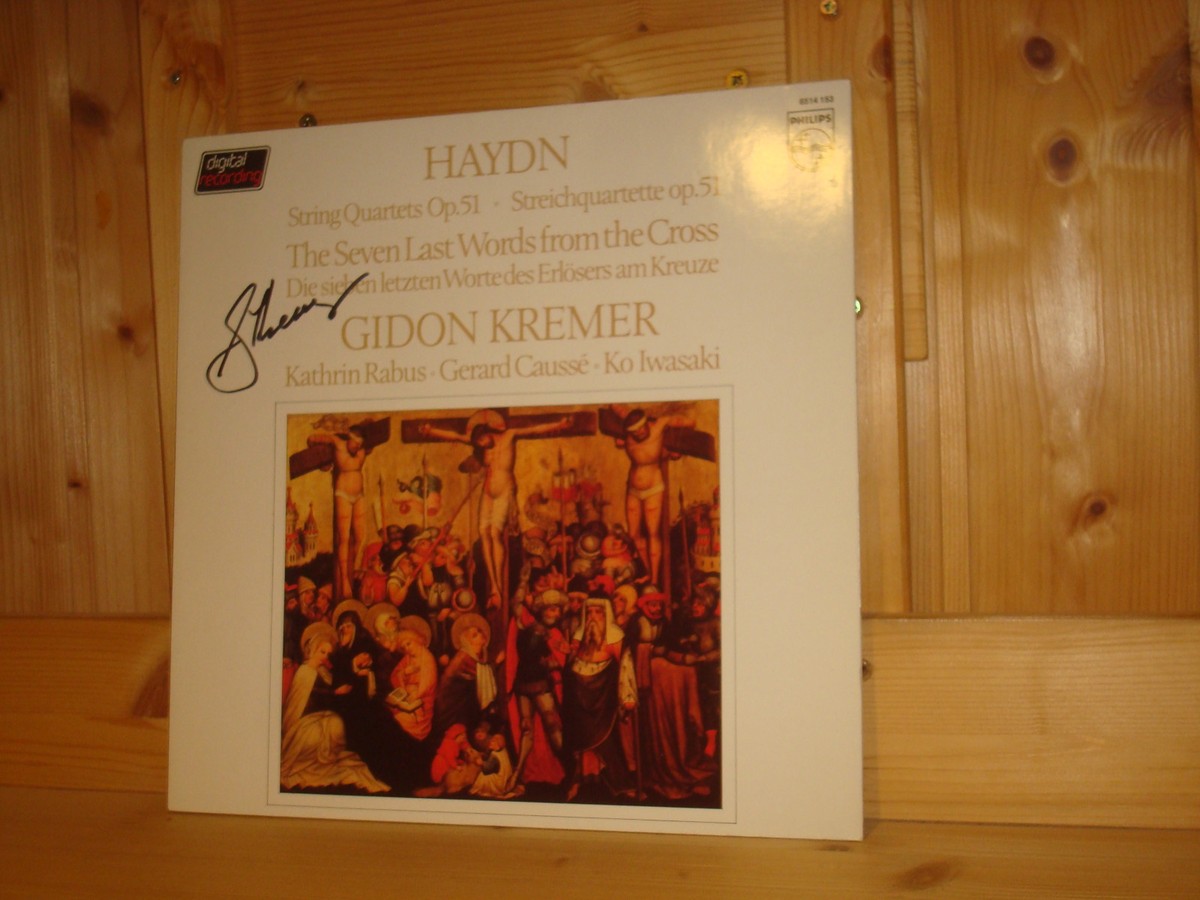 GIDON KREMER Haydn String Quartets Seven Last Words PHILIPS LP 