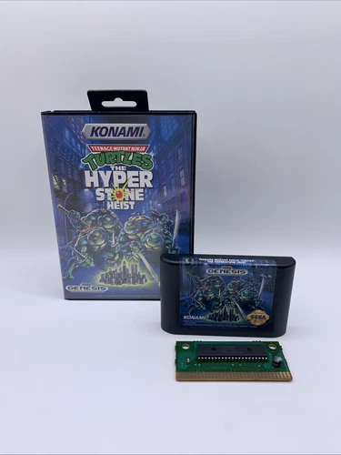 Teenage Mutant Ninja Turtles Hyperstone Heist Genesis Authentic Tested NO MANUAL