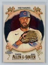 Jason Heyward 2021 Topps Allen & Ginter Chrome Baseball #154 Cubs