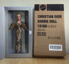 1995 NRFB First CHRISTIAN DIOR BARBIE New in Box and Shipper