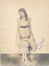 Mary Pickford (1920)—Vintage Stamp Signed Photograph