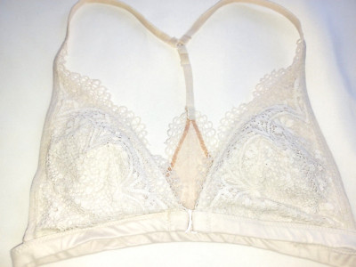 Victoria Secret Very Sexy Bralette Lace Nude Front closure Body by Victoria | eBay