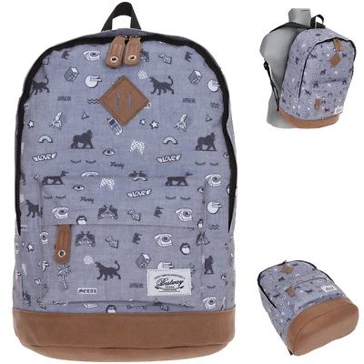 Rucksack Bestway Rocky Mountain Vintage Schulrucksack Daypack 40190 2800 Grey +f