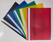 5 ASSORTED A4 QUALITY PROJECT PRESENTATION FOLDERS Document Report Files
