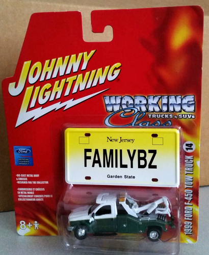 Johnny Lightning 99 1999 Ford F-450 Tow Truck Dually Working Class w/RRs - Picture 2 of 2