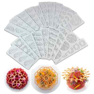 Cake Lace Silicone Mold with Leaf Flower Pattern for Decorating DIY 1pc