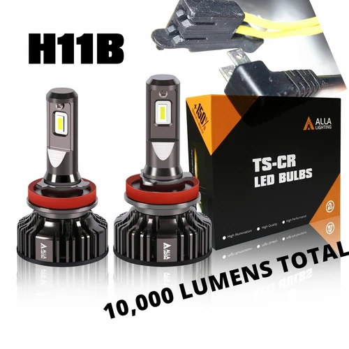 LED H11B PLUG & PLAY Headlamp Bulbs for 2010-13 KIA Forte Low Beam OFF-ROAD ONLY