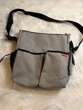 Skip Hop Duo Signature Diaper Bag - Heather Gray - Never Used - Tags Off