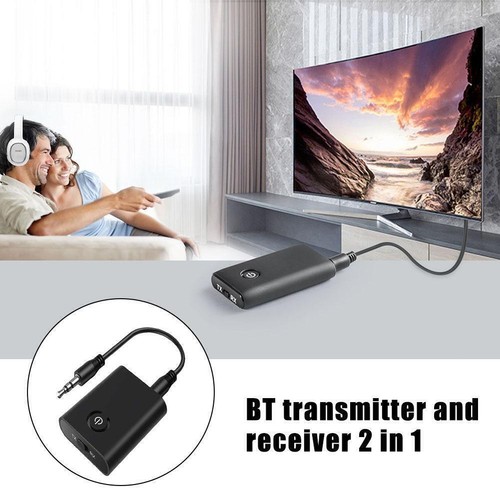 `Bluetooth Transmitter Receiver 2 in 1 Wireless Audio Jack Aux Y0F1 Adapter X0A0 - Bild 11 von 14