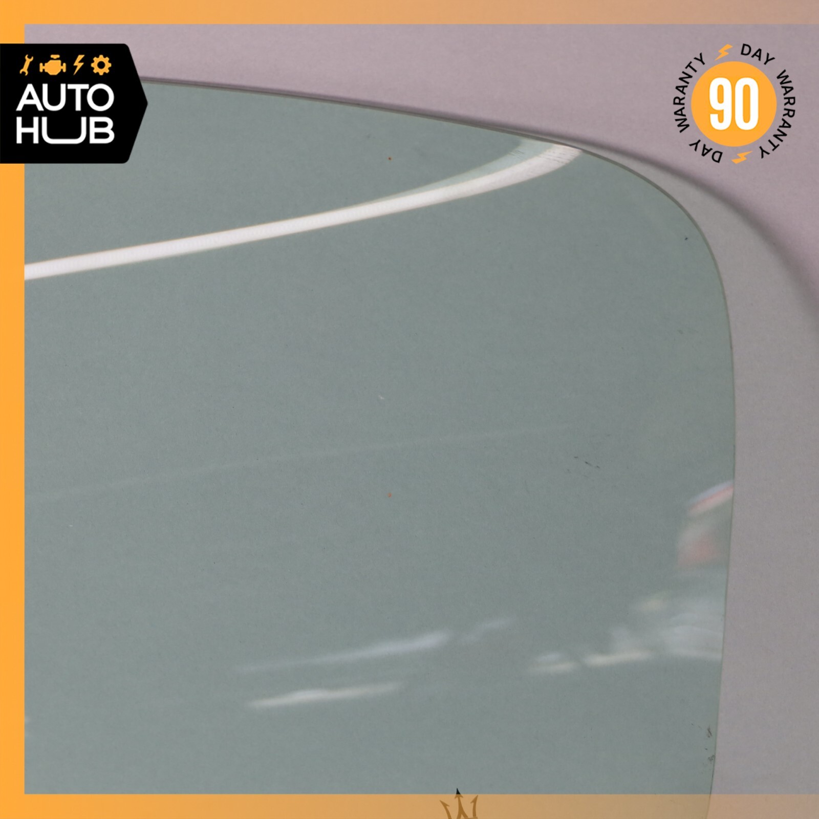 03-13 Maserati Quattroporte M139 Rear Left Side Door Window Glass OEM