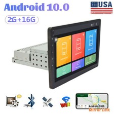 10.1 Inch Double 2 Din Car Stereo Radio Android 10 GPS Wifi Touch Screen Player