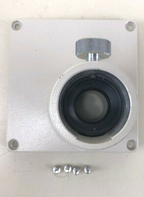 Nikon Diaphot Inverted Tissue Culture Microscope side image port, with screws