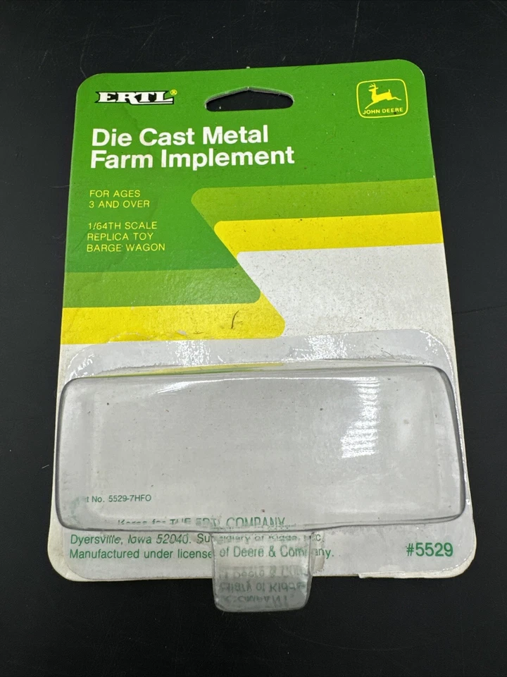 💥BOX ONLY💥 ERTL John Deere Barge Wagon Die Cast Metal 1:64! #5529 - Image 2 of 3