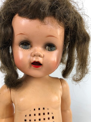 1950s VTG Ideal Toys Saucy Walker Doll 17" Tall Creepy Halloween Prop - Picture 2 of 10
