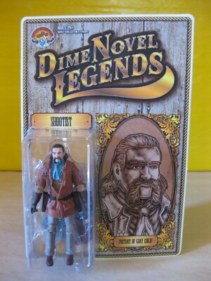 2022 Chicken Fried Toys 3 3/4'' Dime Novel Legends S1 W2 Shootist New MIP