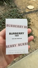 BURBERRY HER Eau De Parfum Spray VIAL FOR WOMEN 0.05 Oz / 1.5 ml NEW SAMPLE SIZE