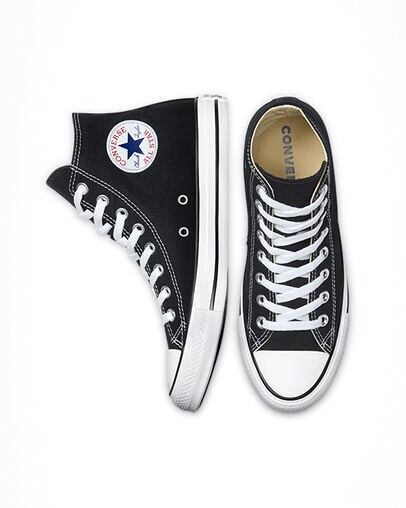 Size 8.5 - Converse Chuck Taylor All Star High Black for sale
