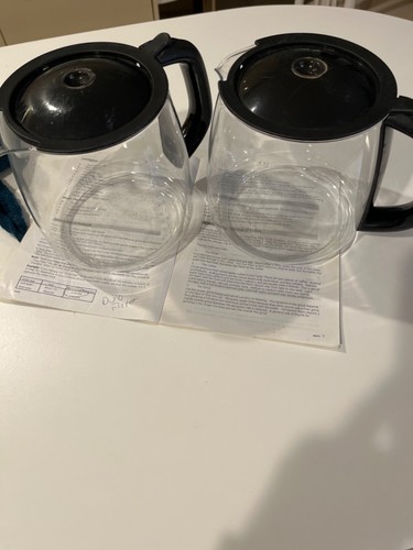 2 Krups 12 Cup Glass Carafe And Lid FME2 FME4 FME211 FME214 - Picture 2 of 2