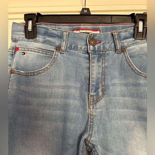 Tommy Hilfiger Jeans Boys Size 16 Blue Medium Wash Straight Leg Denim Adjustable - Picture 3 of 7
