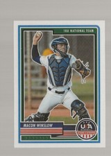 V80a) 2023 Panini USA Baseball Stars and Stripes Macon Winslow RC #19