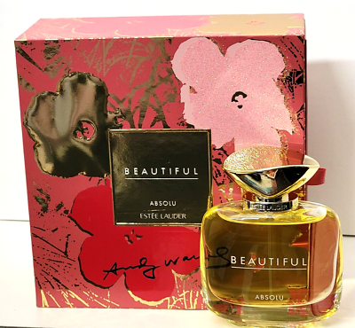 ESTEE LAUDER BEAUTIFUL ABSOLU EDP Spray 1.7 oz/50 ml Andy Warhol