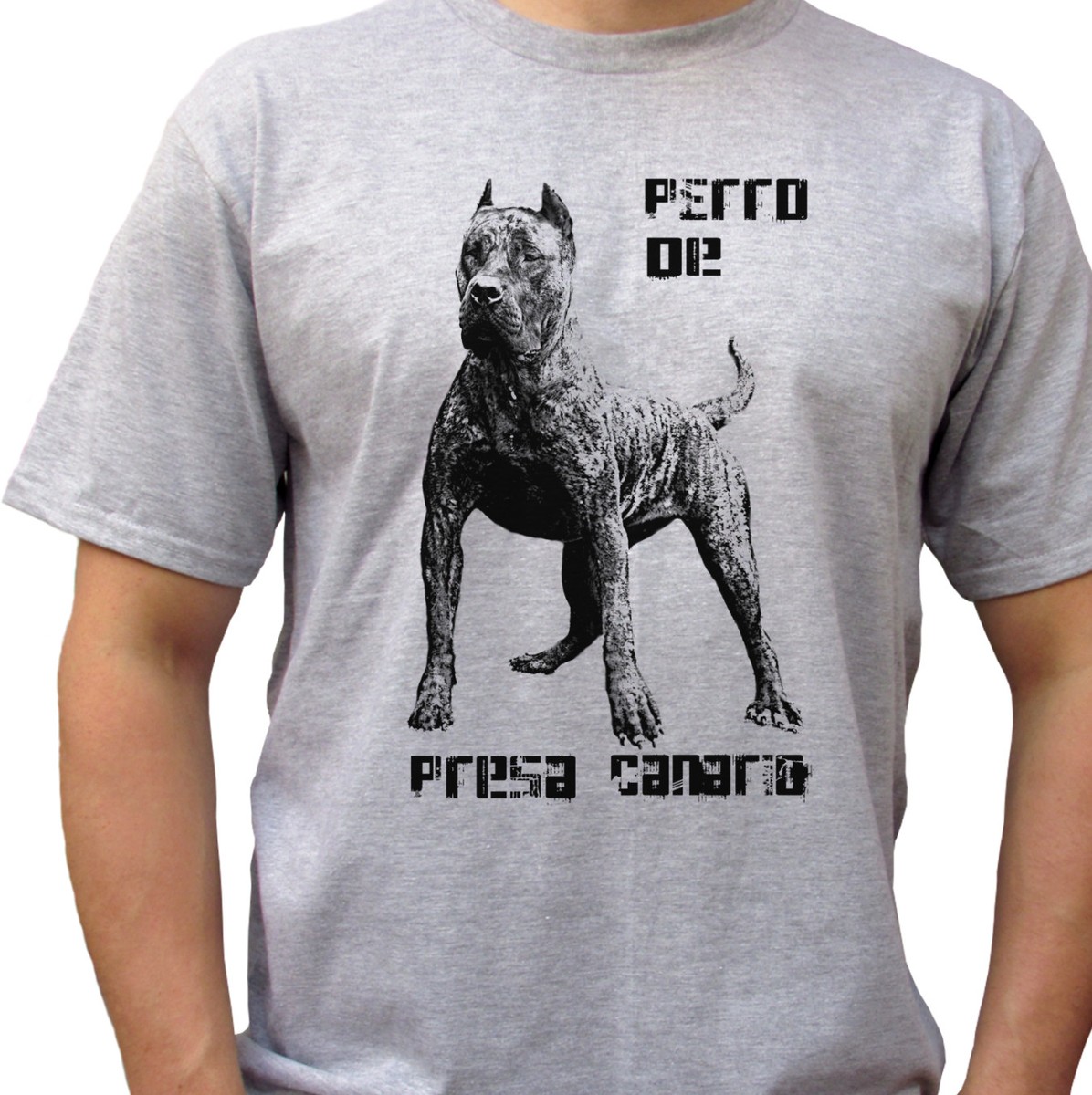 Perro De Presa Canario grey t shirt top tee dog design mens