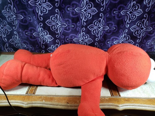 Jumbo 28" Plush - Elmo - Sesame Street Stuffed Toy - 2002 Fisher-Price Big Book - Picture 7 of 11