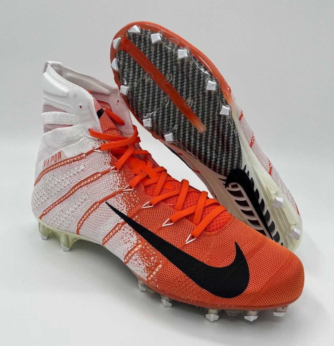 Nike Vapor Untouchable 3 Elite Football Cleats Orange White AO3006