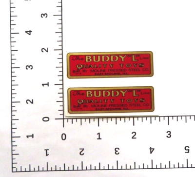 Decal Buddy L Texaco Decalcomanie Per Camion Giocattolo Buddy L - Foto 6