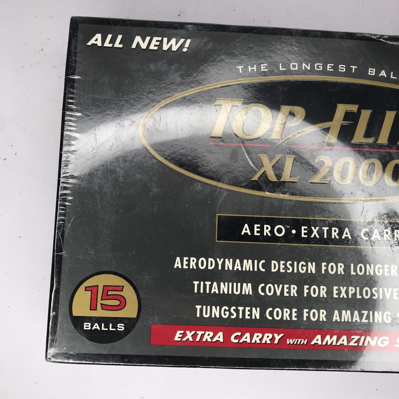 SPALDING Top Flite XL 2000 Z-BALATA Titanium Tungsten Golf Balls