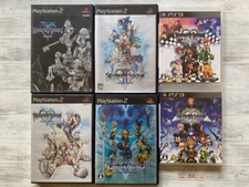 SONY PS2 & 3 Kingdom Hearts Ⅰ＆Ⅱ & Final Mix & HD 1.5 & 2.5 Remix set from Japan