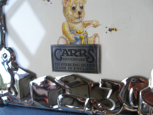 CHILDS STERLING SILVER PHOTO FRAME BY CARRS OF SHEFFIELD BRAND NEW IN BOX - Picture 8 of 8