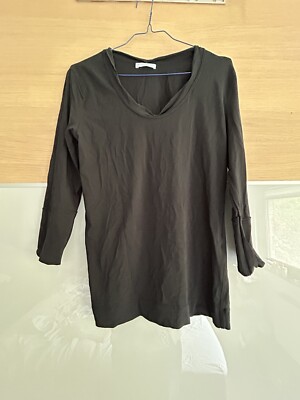 Strenesse Blue Shirt Gr. L 3/4 Ärmel Schwarz 