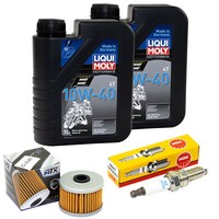 ÖL Set 2L Inspektion FüR Kawasaki KX 450 F KX450 KX 2006-2008 ÖLfilter ZüNdkerze