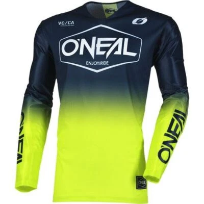 O'Neal 2025 Camiseta Motocross Mayhem Hexx Azul Neon Amarillo MX Off Road - Imagen 1 de 2