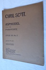 Cyril SCOTT Asphodel for Piano