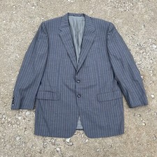 CORNELIANI Gray Blue Super 150s Blazer Jacket Sz IT 54R US 44R Sport Coat Pin
