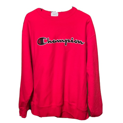 Champion Red Crewneck Sweatshirt 