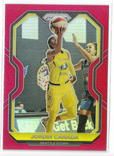 2021 Prizm WNBA Red Prizm #24 Jordin Canada #11/299 Seattle Storm UCLA