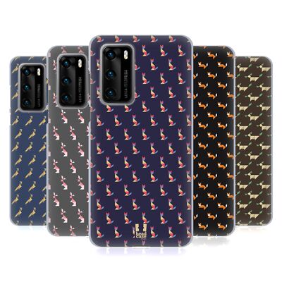 HEAD CASE DESIGNS TANGRAM ANIMAL PRINTS SOFT GEL CASE FOR HUAWEI PHONES 4