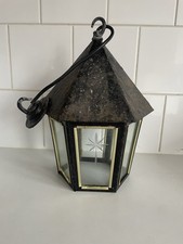 Vintage Porch Lantern Metal Glass Outside Refurb Project Architectural Salvage