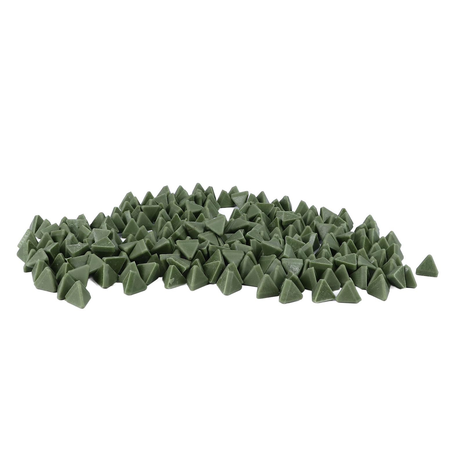 Triangle Resin Abrasive Efficient Resin Tumbling Media For Vibration Buffing Jew