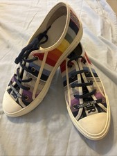 Sneakers Christian Dior Tela Arcobaleno Walk'N'Dior 40 Multicolore Gucci Donna