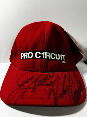 #ad Pro Circuit Hat SIGNED BY James Stewart #259 amp; “The Goat” Ricky Carmichael $125.00